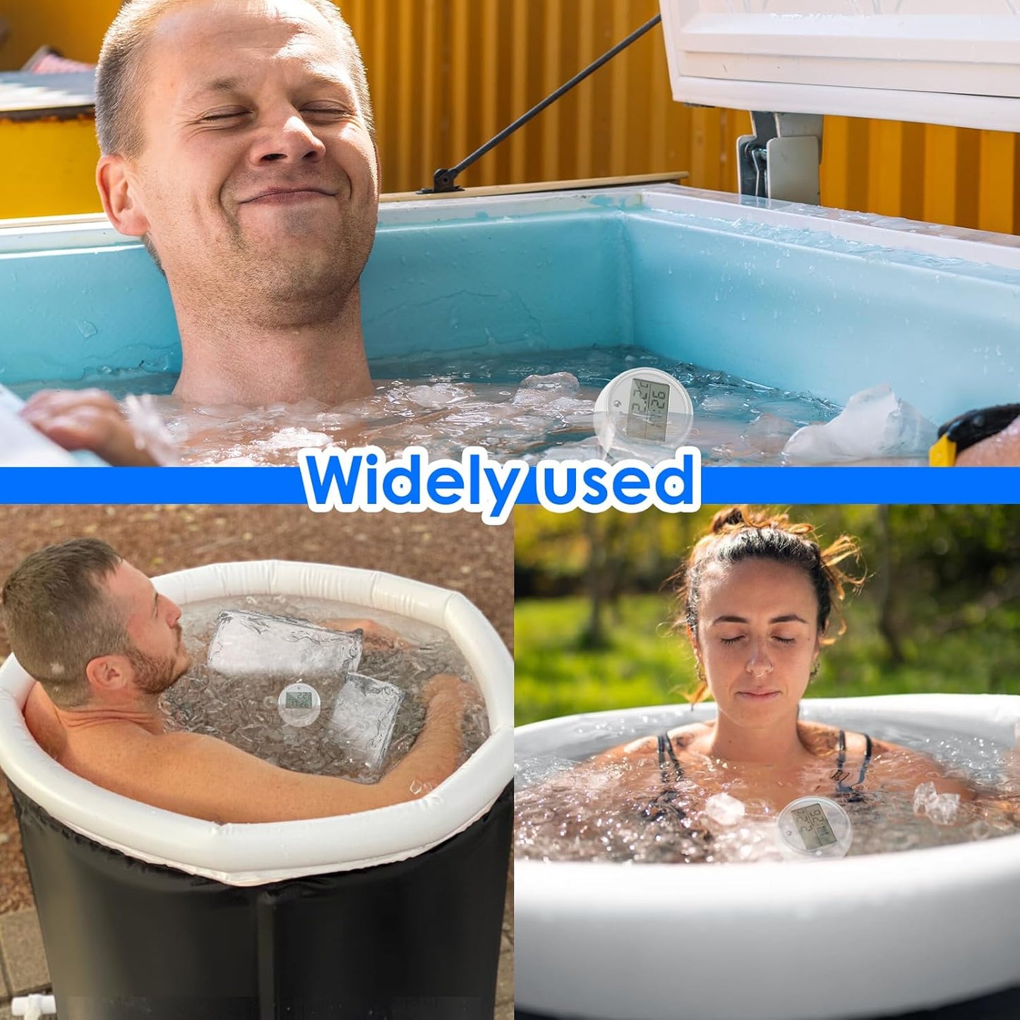 Ice Bath Water Thermometer & Timer