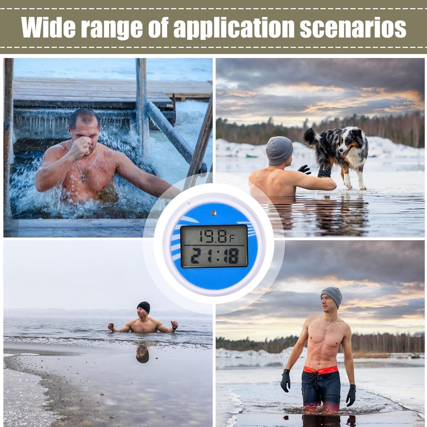 Floating Thermometer Ice Bath