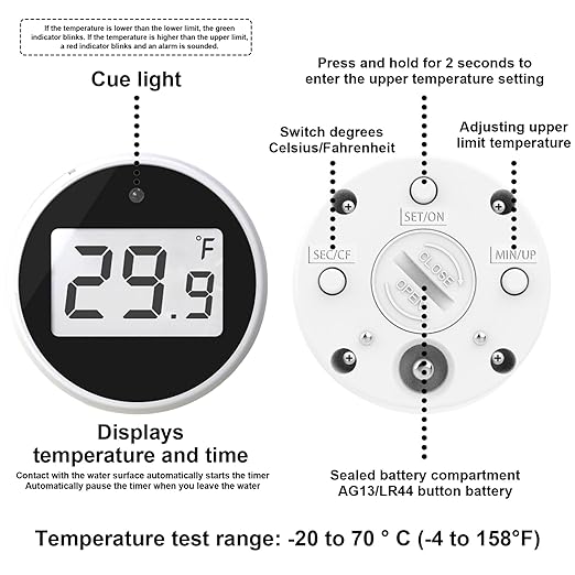 Waterproof Floating Thermometer for Ice Bath