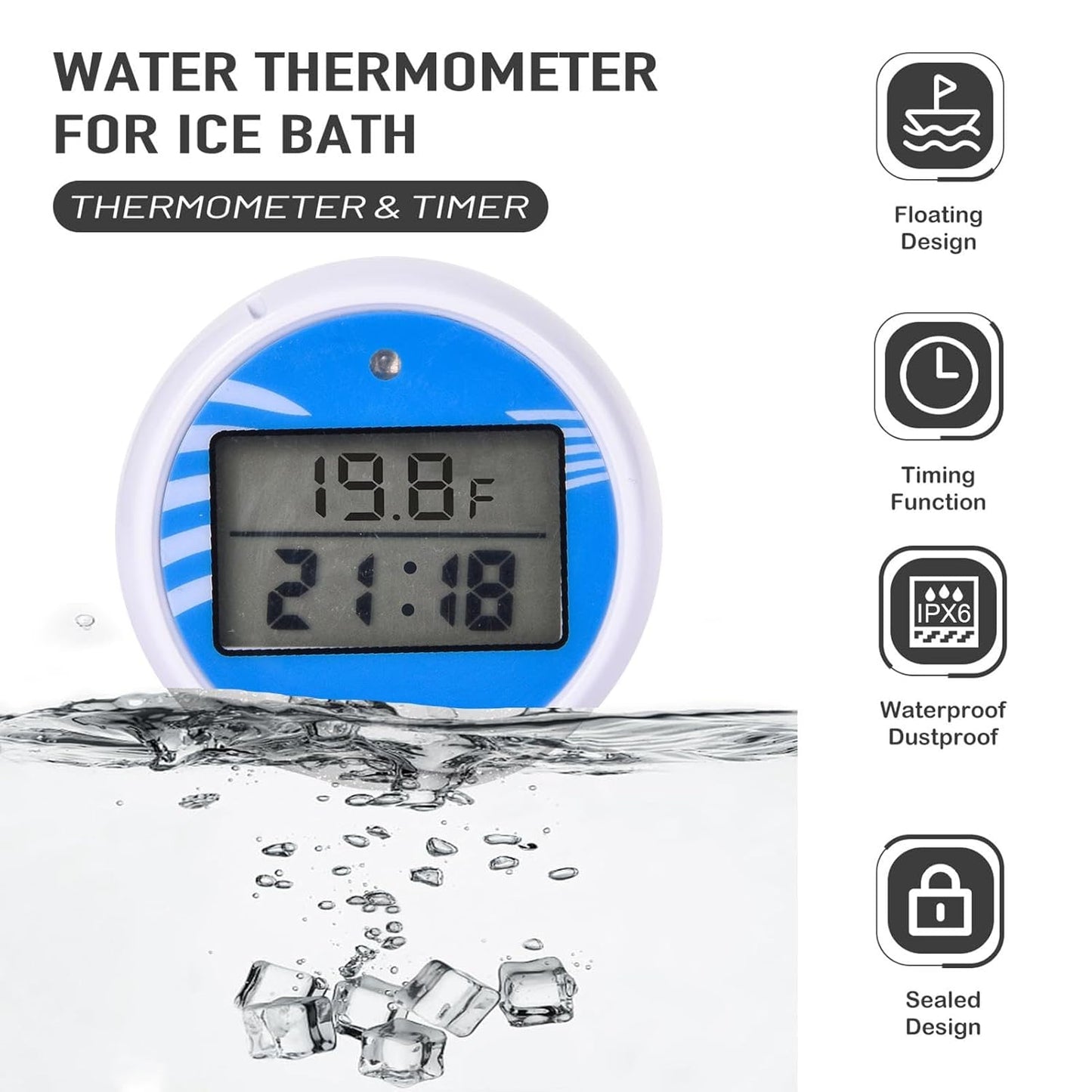 Floating Thermometer Ice Bath