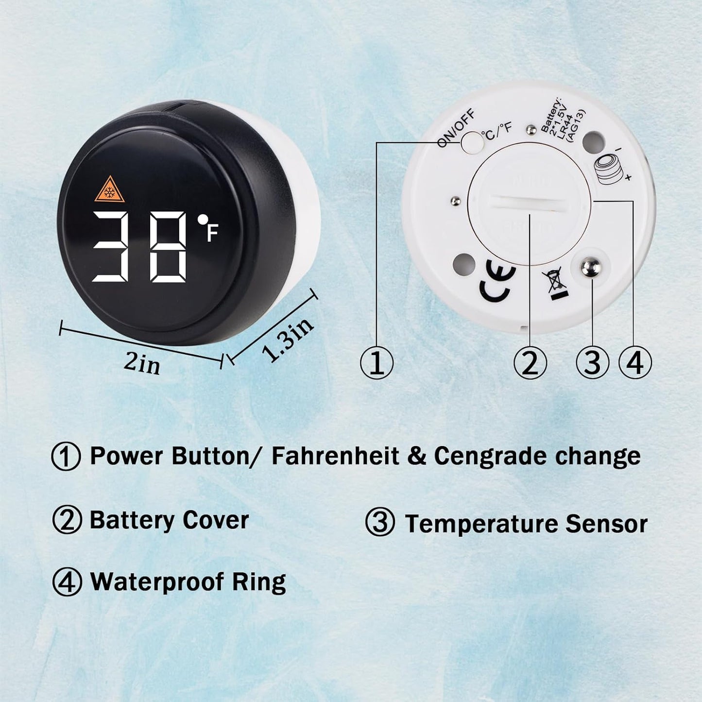Floating Thermometer for Ice Bath