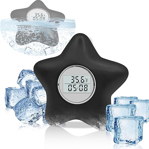 Cold Plunge Thermometer with Digital LCD Display