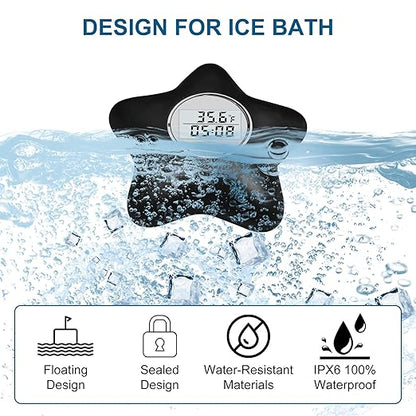 Cold Plunge Thermometer with Digital LCD Display